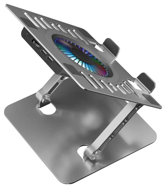 Podstawka pod laptop Huzaro Hold 4.0 RGB Silver (HZ-HOLD 4.0 RGB) - obraz 6
