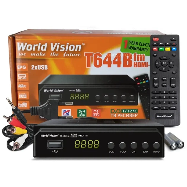 Тюнер World Vision T644B FM - зображення 2