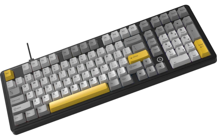 Клавіатура Ajazz AK980 MAX Magnetic Switch Black/Grey/Yellow - зображення 5
