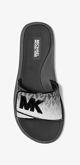 Женские шлепанцы Michael Kors Palmer Ombré Signature Logo Slide Sandal 37 - Фото 1 Женские шлепанцы Michael Kors Palmer Ombré Signature Logo Slide Sandal 37 - изображение 1