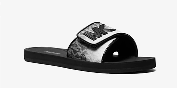 Женские шлепанцы Michael Kors Palmer Ombré Signature Logo Slide Sandal 37 - Фото 2 Женские шлепанцы Michael Kors Palmer Ombré Signature Logo Slide Sandal 37 - изображение 2