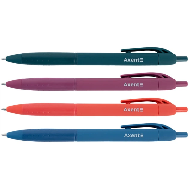 Ручка кулькова автоматична Axent Earth Colors AB1097-02-A, 0.7 мм, синя - изображение 2