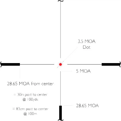 Прицел оптический Hawke Vantage 30 WA 3-9x42 сетка L4A Dot с подсветкой - изображение 3