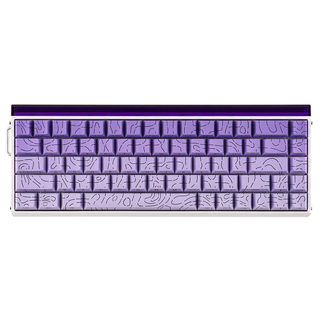 Магнітна клавіатура AULA HERO 68 HE Purple-Contours - изображение 6