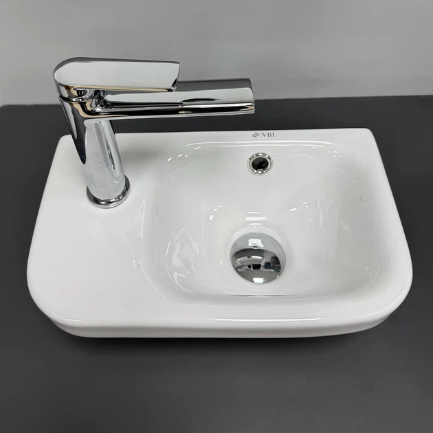 Умывальник подвесной VBI CUPI R 360x220x140мм прямоугольный белый VBI-015625 - изображение 5