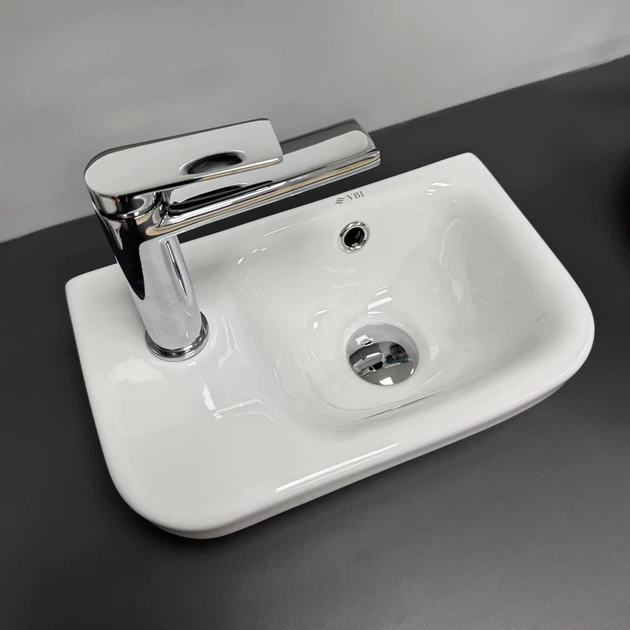 Умывальник подвесной VBI CUPI R 360x220x140мм прямоугольный белый VBI-015625 - изображение 6