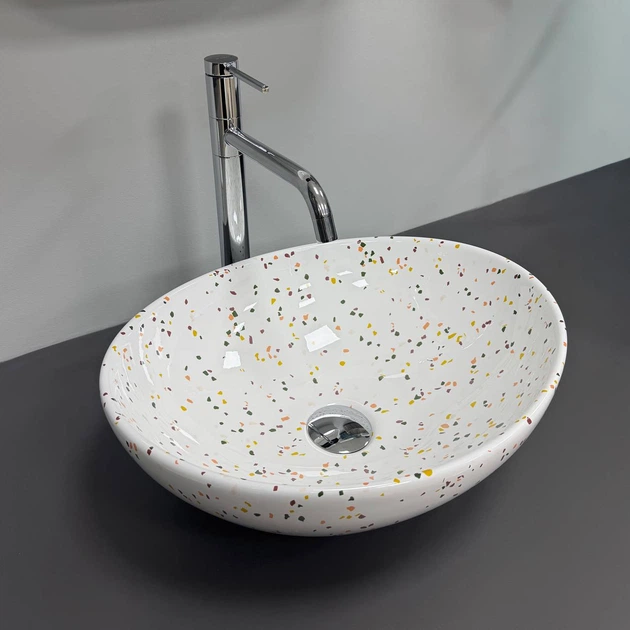 Умывальник (раковина) VBI PARMA MOSAIC GLOSSY накладной - изображение 2