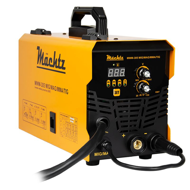 Сварочный аппарат Mächtz MWM‑305 MIG/MAG/MMA/TIG, полуавтомат 4 в 1 - изображение 2