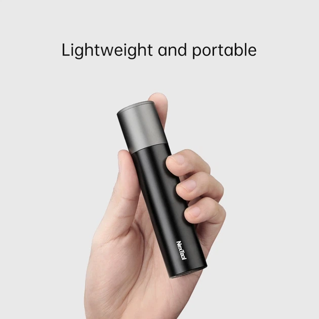 Кишеньковий ручний акумуляторний ліхтар Nextool Zoom Flashlight, 150 лм, алюмінієвий корпус (NE20162, NE20163) - Фото 4 Кишеньковий ручний акумуляторний ліхтар Nextool Zoom Flashlight, 150 лм, алюмінієвий корпус (NE20162, NE20163) - зображення 4