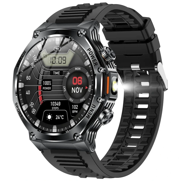 Розумний смарт годинник Smart Surf X Pro Black Rubber, 2 ремінці - изображение 9