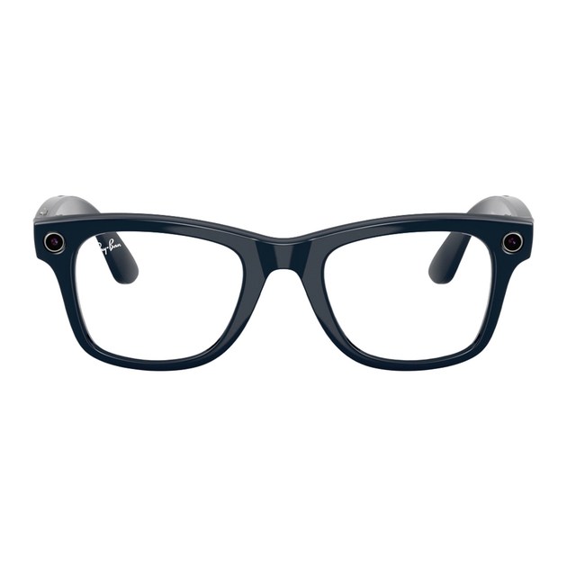 Смарт-очки Ray-Ban Meta Wayfarer Gen 2 Shiny Cosmic Blue/Clear Sapphire (RW4012 6628/MF 50-23) - зображення 4