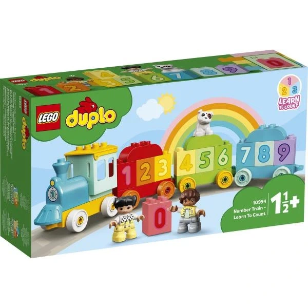 Конструктор LEGO DUPLO Creative Play Поїзд із цифрами Вчимося рахувати 23 деталі (10954) - изображение 7