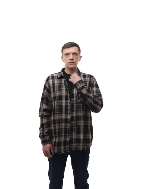 Рубашка мужская 2XL Черный BNH (701368-2XL) - Фото 1 Рубашка мужская 2XL Черный BNH (701368-2XL) - изображение 1