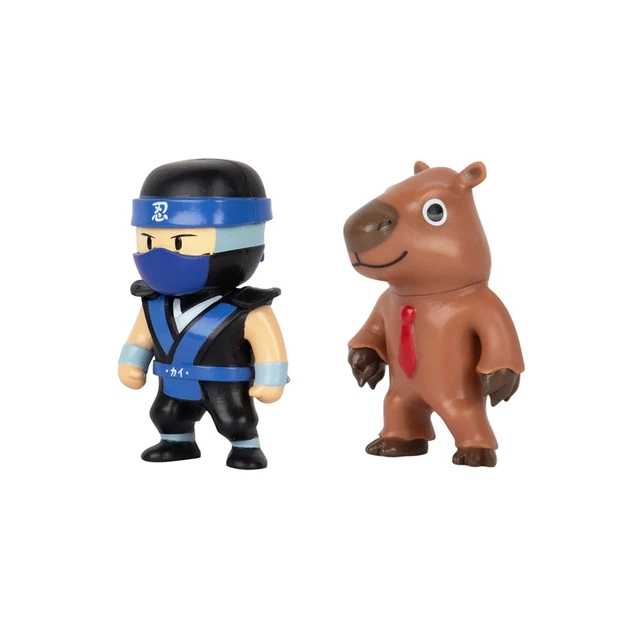 Набір колекційних фігурок STUMBLE GUYS - НІНДЗЯ КАЙ І КАПІБАРА (2 фігурки, 6 cm) - зображення 2