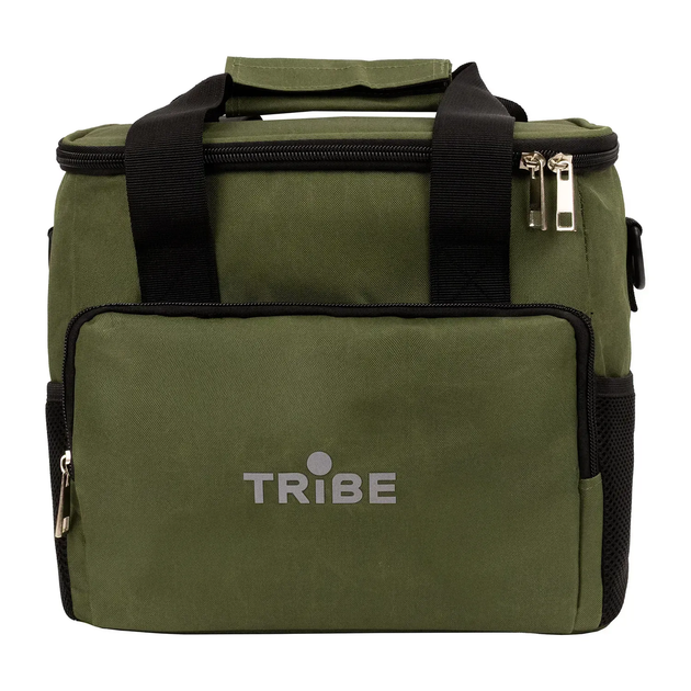 Термосумка для пікніка Tribe Cooler 10 л. (27×23×24 см) (T-IF-0009-green) - Фото 1 Термосумка для пікніка Tribe Cooler 10 л. (27×23×24 см) (T-IF-0009-green) - зображення 1