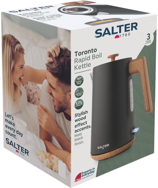 Електрочайник SALTER Toronto EK5822BLK Black - зображення 3