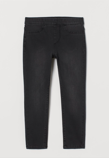 Джеггинсы H&M Denim Jeggins 134 см (8-9 лет) для девочки Черные - Фото 1 Джеггинсы H&M Denim Jeggins 134 см (8-9 лет) для девочки Черные - изображение 1