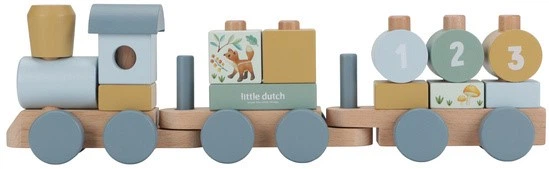 Pociąg Little Dutch Forest friends FSC (LD7254) (8713291772540) - obraz 2