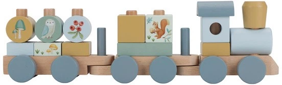 Pociąg Little Dutch Forest friends FSC (LD7254) (8713291772540) - obraz 3