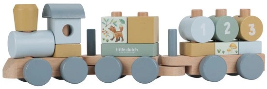 Pociąg Little Dutch Forest friends FSC (LD7254) (8713291772540) - obraz 4