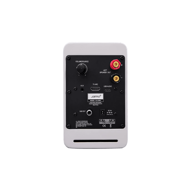 Ультракомпактная полочная активная акустика Jamo Mini MKII High Gloss White - изображение 4