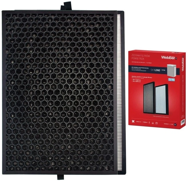 Фільтр для очищувача повітря Webber AP9750 (05AP9750F) - Фото 1 Фільтр для очищувача повітря Webber AP9750 (05AP9750F) - зображення 1
