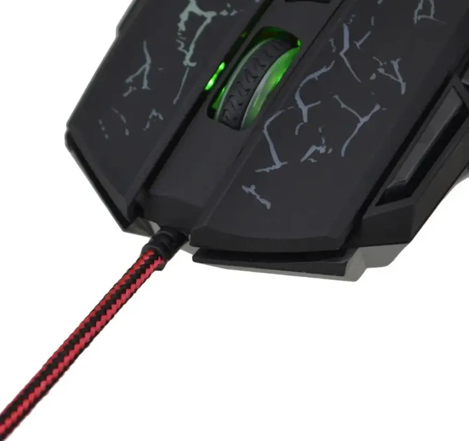 Ігрова мішка Gaming Mouse IX7 USB з RGB підсвіткою, провідна геймерська міша для ПК та ноутбука - зображення 6