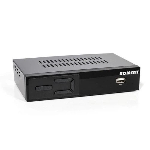 Цифровий DVB-T2 тюнер Romsat T-8030HD з Wi-Fi, Smart приставка з YouTube та Megogo, ефірний ресивер Full HD 1080p, телевізійний приймач із записом та MeeCast трансляція MeeCast трансляцією - изображение 2