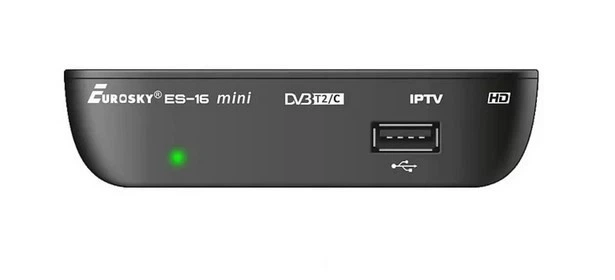 Цифровий тюнер DVB-T2 Eurosky ES-16 Mini ефірна приставка для телевізора Full HD 1080p HDMI USB Wi-Fi IPTV YouTube - Фото 3 Цифровий тюнер DVB-T2 Eurosky ES-16 Mini ефірна приставка для телевізора Full HD 1080p HDMI USB Wi-Fi IPTV YouTube - изображение 3