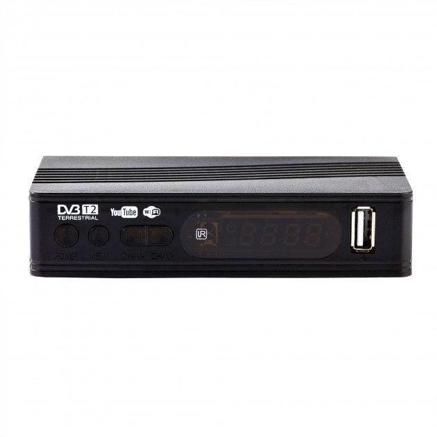 Цифровий тюнер DVB-T2 MG811 приставка для телевізора з Wi-Fi HDMI USB підтримкою YouTube IPTV MEGOGO Full HD 1080p - изображение 2