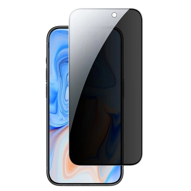 Защитное стекло антишпион 3D Full Cover с затемнением под углом для iPhone 17 Pro Max - Фото 1 Защитное стекло антишпион 3D Full Cover с затемнением под углом для iPhone 17 Pro Max - изображение 1
