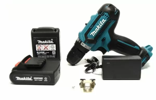 Акумуляторний шурупокрут Makita 331 DWE (24V, 5.0Ah) – универсальный шуруповерт + комплект інструментів із запасним аккумулятором - Фото 2 Акумуляторний шурупокрут Makita 331 DWE (24V, 5.0Ah) – универсальный шуруповерт + комплект інструментів із запасним аккумулятором - зображення 2