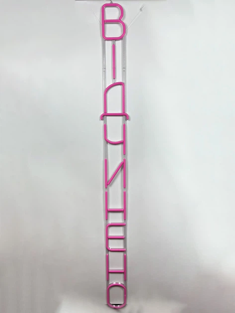 Неоновая вывеска Открыта вертикальная Neon12мм 2000x175 Розовый - Фото 7 Неоновая вывеска Открыта вертикальная Neon12мм 2000x175 Розовый - изображение 7
