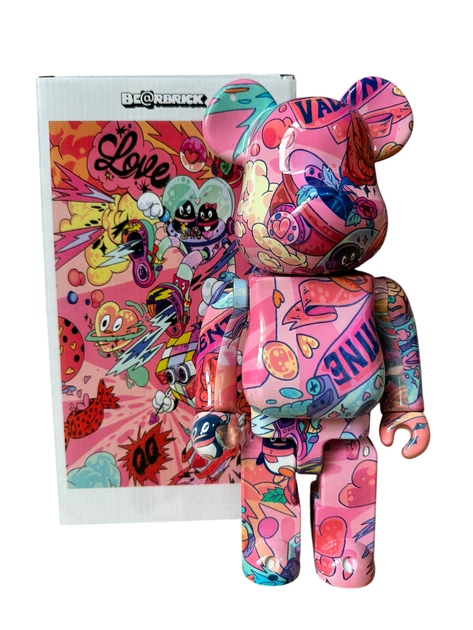 Статуетка Bearbrick Valentin Pink 400% 28 см Валентин Рожевий - зображення 6
