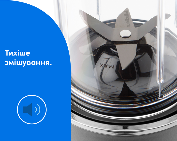 Блендер стационарный nutribullet Ultra Plus NB1224DG (кухонный комбайн и кофемолка) - изображение 5