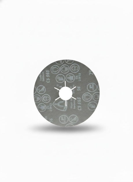 Фибровый шлифовальный круг с цирконой Klingspor CS 565 115 мм, P36 (0981) - Фото 2 Фибровый шлифовальный круг с цирконой Klingspor CS 565 115 мм, P36 (0981) - изображение 2