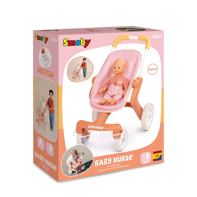 Коляска для ляльки Smoby Baby Nurse Теракотова пудра (7600251224) - изображение 5