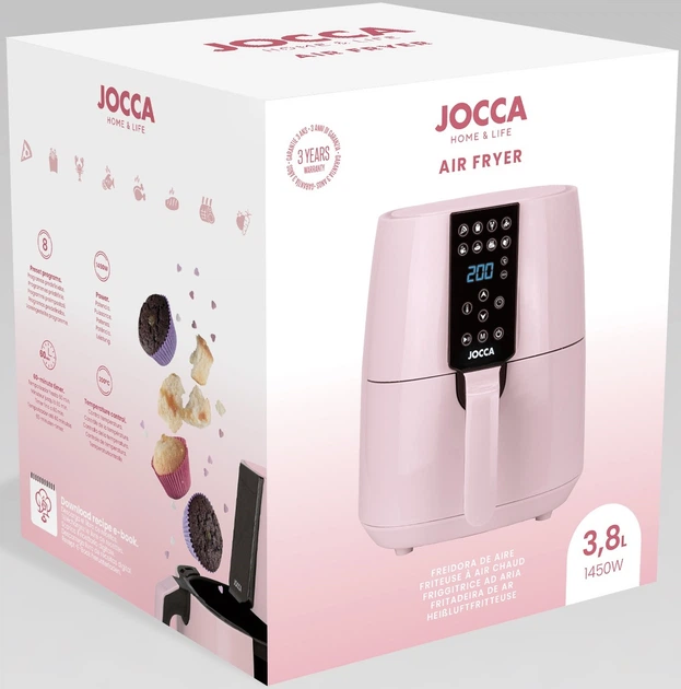 Frytkownica beztłuszczowa Jocca 3.8 l SWEET (2326P) - obraz 5