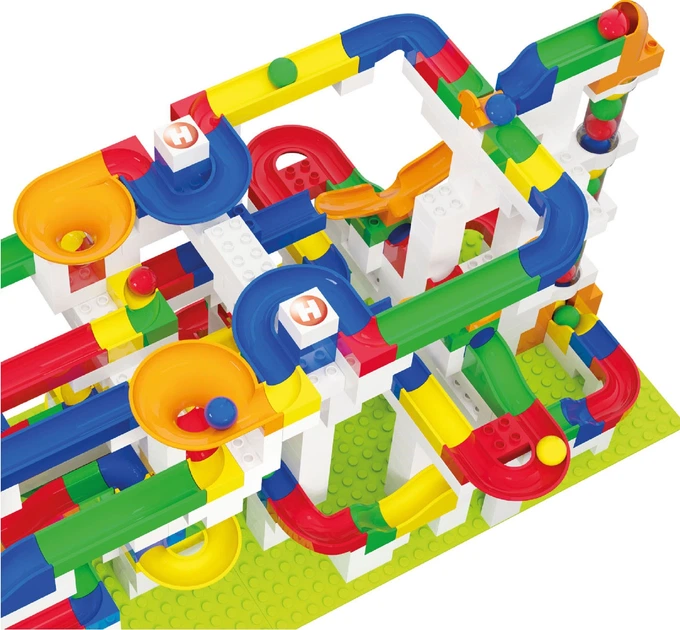 Конструктор Hubelino Marble Run Mega Construction 585 елементів 2580565 (4250331420633) - зображення 5