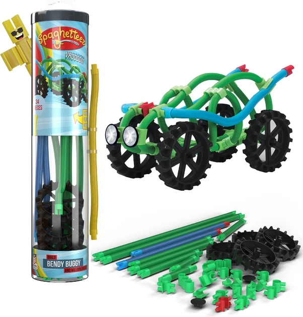 Конструктор Spaghetteez Clicks Spaghetteez Bendy Buggy гнучкі будівельні стрижні 34 елементи 1250387 (5425002306427) - зображення 2
