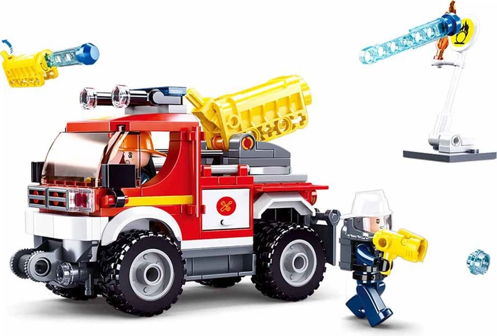 Klocki konstrukcyjne Sluban Off-road Fire Fighting Vehicle 192 elementy 2499464 (6938242958251) - obraz 4