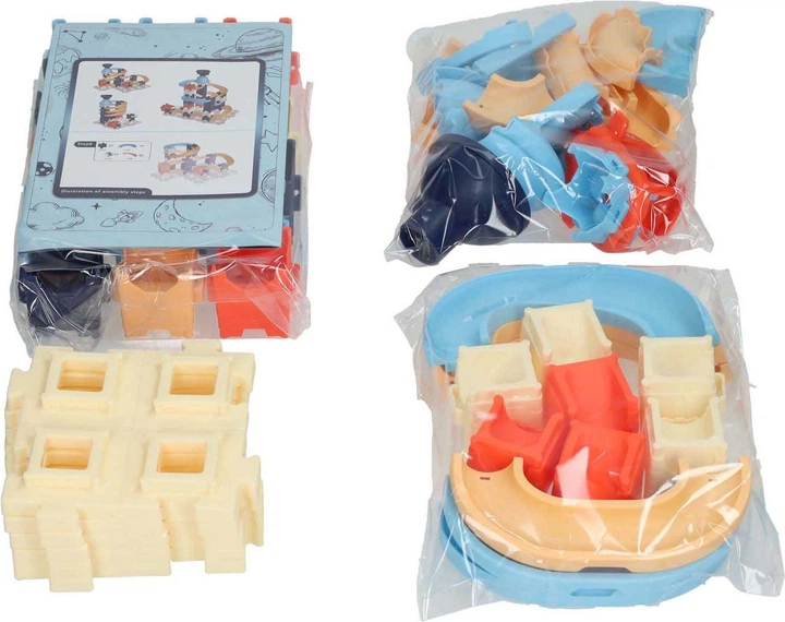 Конструктор Han Bo Toy Ball Track Dash Космос 60 елементів 7895959 (8713218063546) - зображення 3