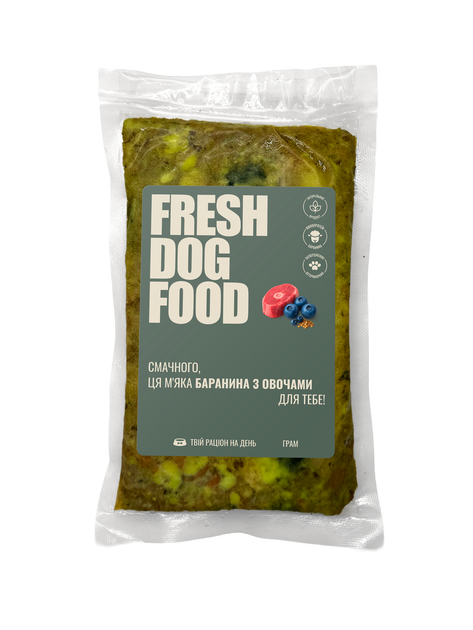 Натуральный корм для собак Fresh Dog Food с бараниной 500 г - Фото 3 Натуральный корм для собак Fresh Dog Food с бараниной 500 г - изображение 3