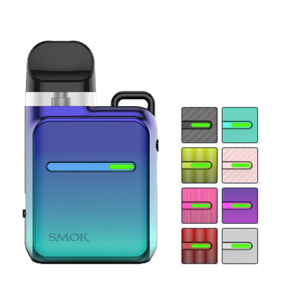 Многоразовая pod система Smok Novo Master Box Cyan многоразовая электронная сигарета Смок Ново 1000 мАч до 30 Вт LED-индикатор магнитное соединение 2 мл голубой цвет - изображение 6