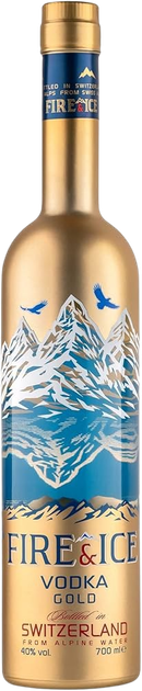Горілка Fire & Ice Gold 40% 0.7л - Фото 1 Горілка Fire & Ice Gold 40% 0.7л - зображення 1