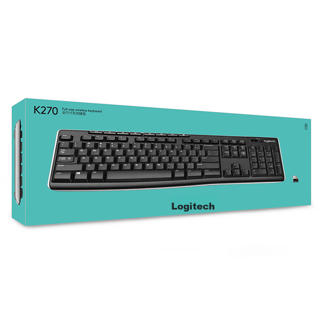 Клавиатура беспроводная Logitech K270 Wireless UA Черный - изображение 4