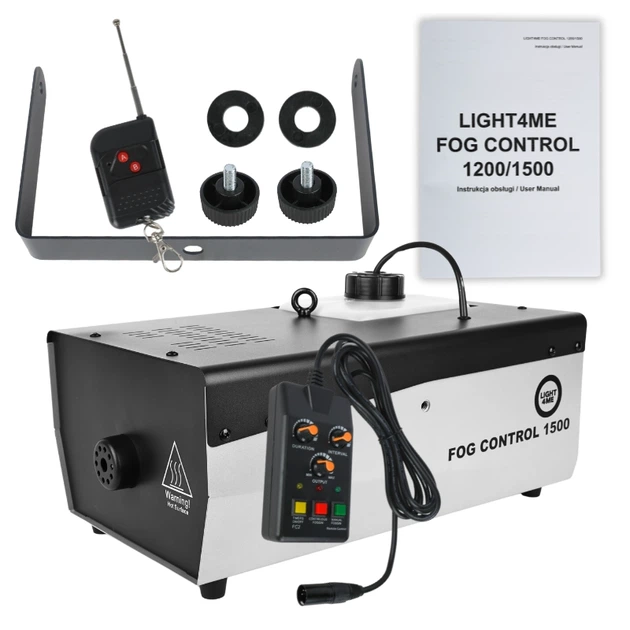 Wytwornica dymu Light4Me Fog Control 1500 Timer (5908249824041) - obraz 6