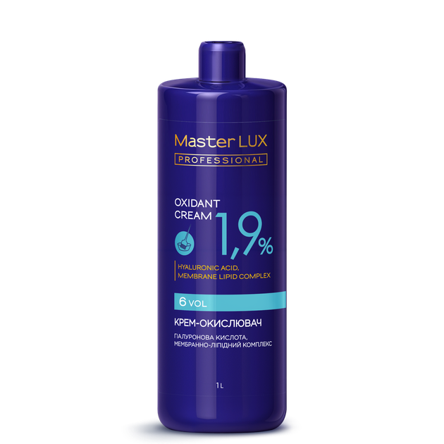 Крем-окислювач 1.9% Master LUX 1000 мл (2989138702) - Фото 1 Крем-окислювач 1.9% Master LUX 1000 мл (2989138702) - изображение 1