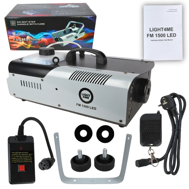Wytwornica dymu z podświetleniem LED Light4Me FM 1500 LED (5908249831759) - obraz 16