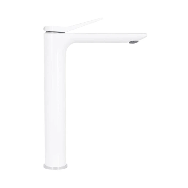 Змішувач для раковини Qtap Presto високий QTPRE269CRW45577 Chrome/White - изображение 4